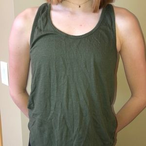 Hunter green Victoria’s Secret Pink tank top